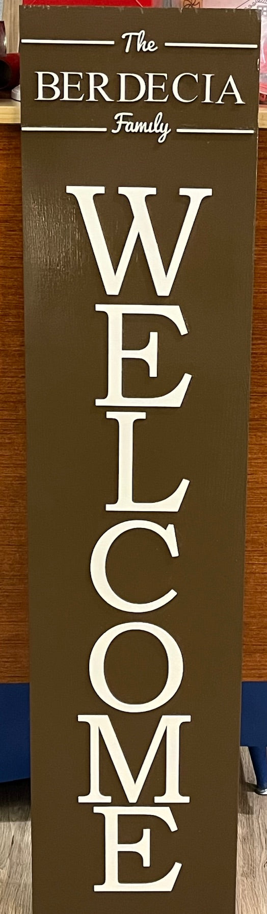 Family Name Welcome to Our Home